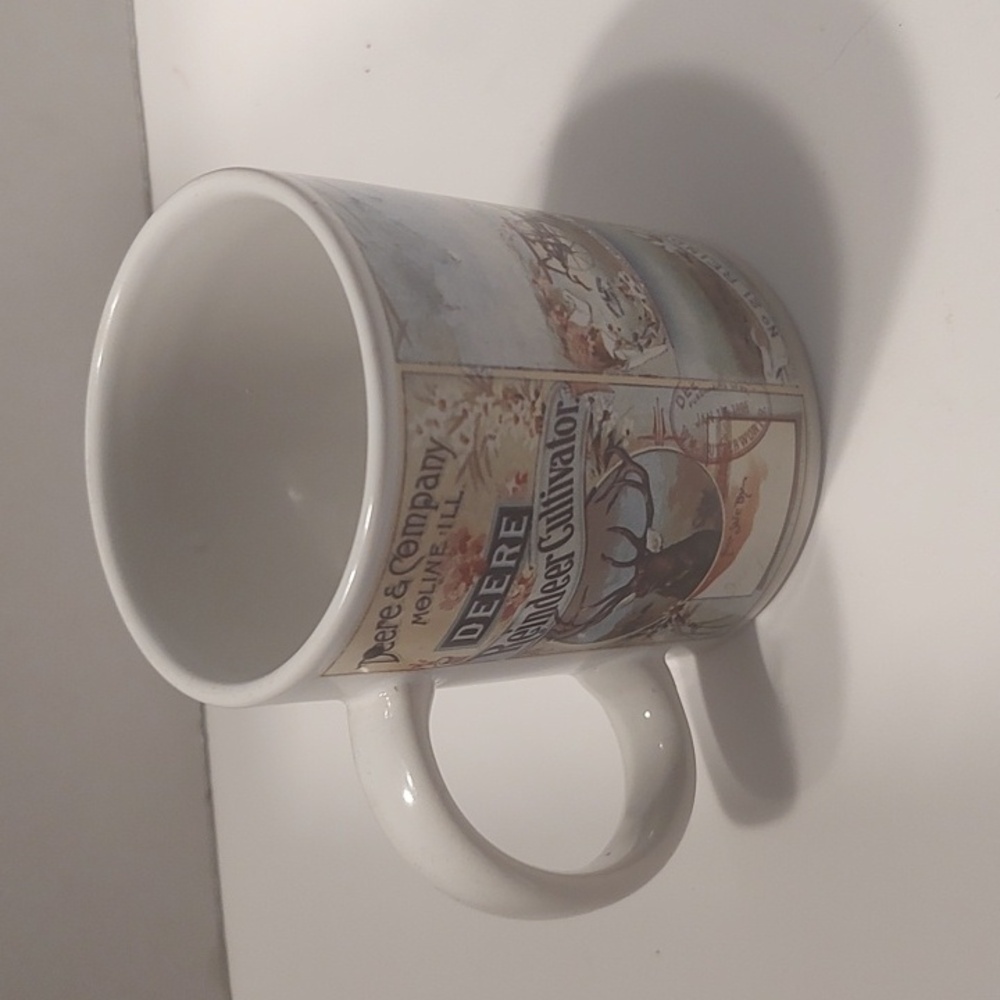 John Deere and Company Licensed Product Coffee Mug by Gibson 12 oz Reindeer